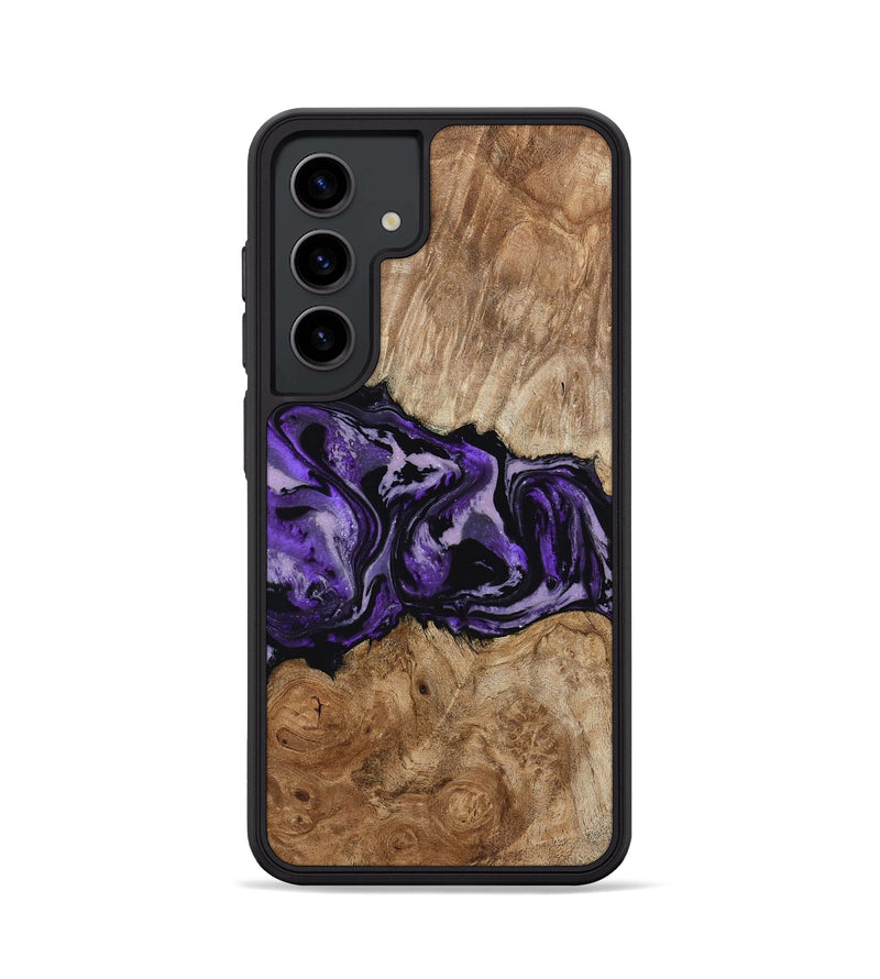 Galaxy S24 Wood Phone Case - Byron (Purple, 780234)