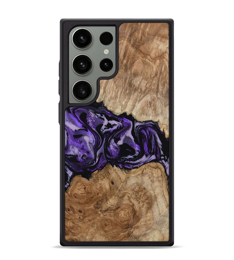 Galaxy S24 Ultra Wood Phone Case - Byron (Purple, 780234)