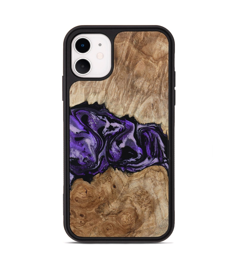 iPhone 11 Wood Phone Case - Byron (Purple, 780234)