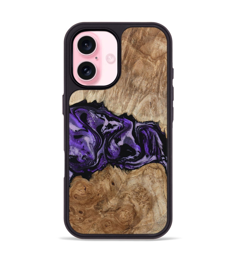 iPhone 17 Wood Phone Case - Byron (Purple, 780234)
