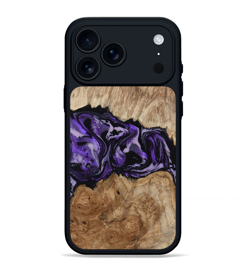 iPhone 17 Pro Max Wood Phone Case - Byron (Purple, 780234)