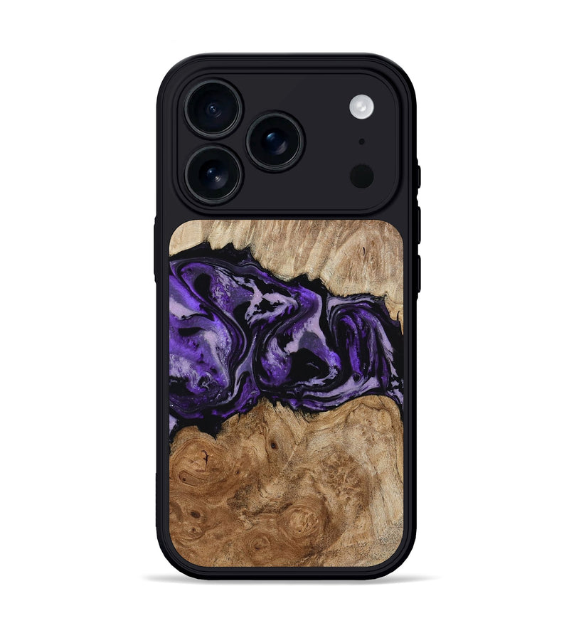 iPhone 17 Pro Wood Phone Case - Byron (Purple, 780234)