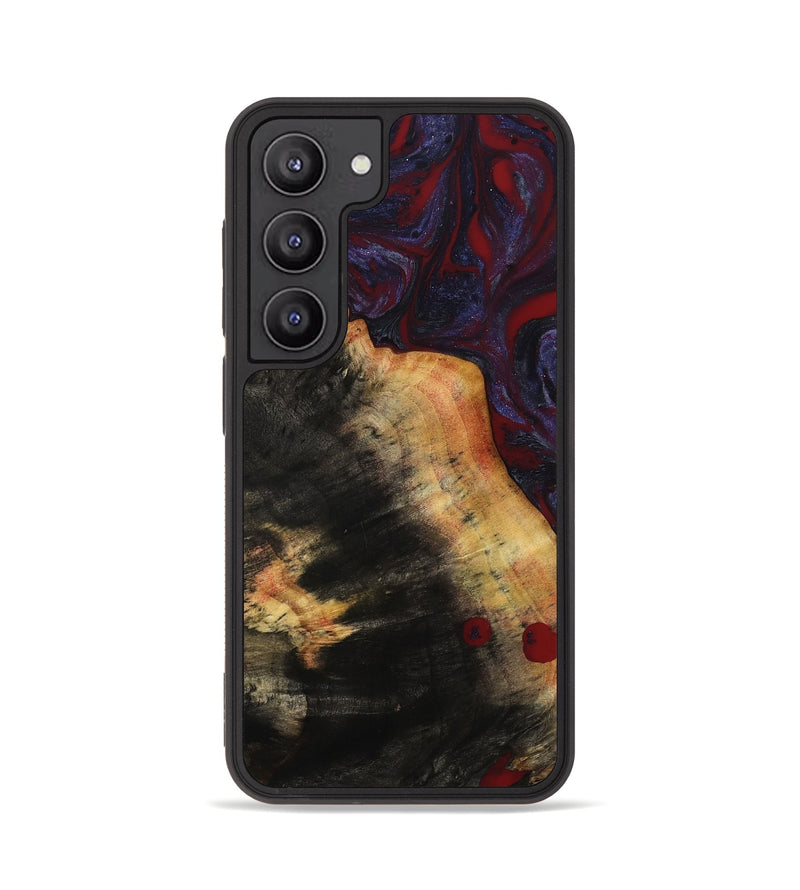 Galaxy S23 Wood Phone Case - Jaret (Red, 780241)