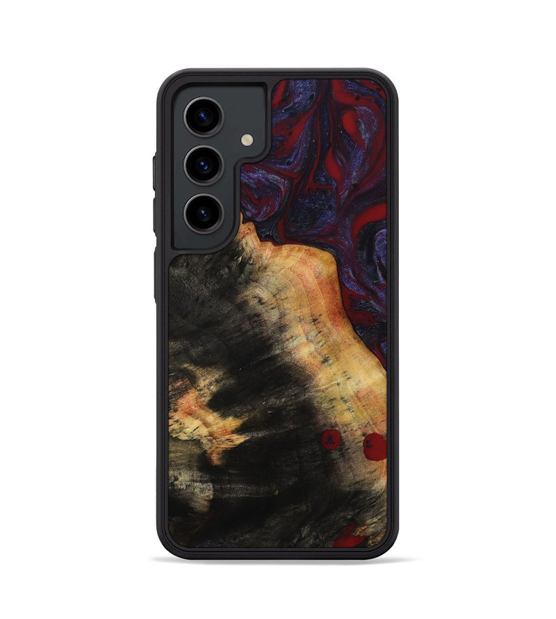 Galaxy S24 Wood Phone Case - Jaret (Red, 780241)