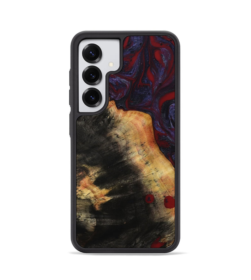 Galaxy S25 Wood Phone Case - Jaret (Red, 780241)