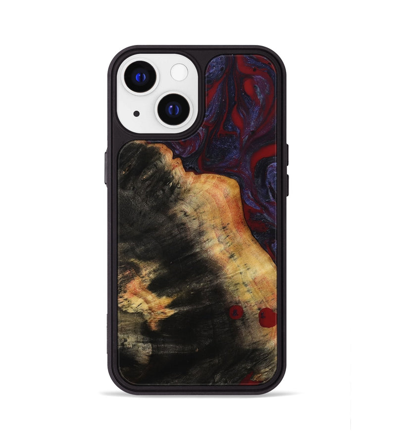 iPhone 13 Wood Phone Case - Jaret (Red, 780241)