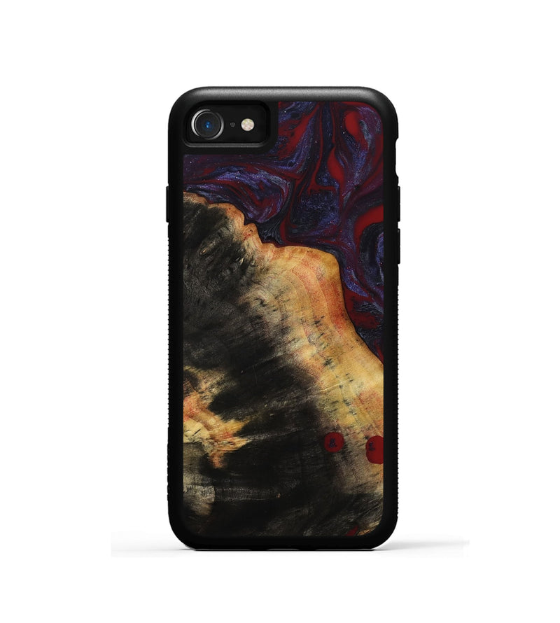 iPhone SE Wood Phone Case - Jaret (Red, 780241)