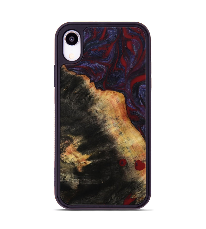iPhone Xr Wood Phone Case - Jaret (Red, 780241)
