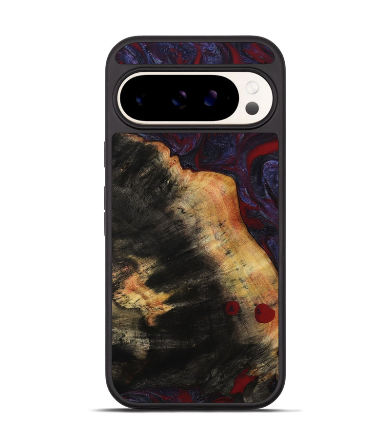 Pixel 9 Pro Wood Phone Case - Jaret (Red, 780241)