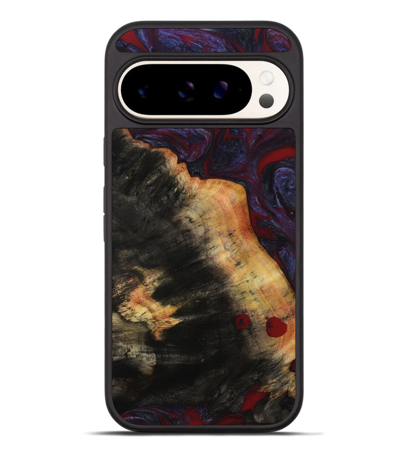 Pixel 9 Pro XL Wood Phone Case - Jaret (Red, 780241)