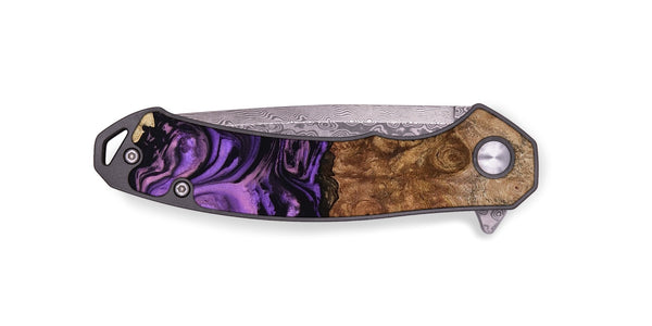 EDC Wood Pocket Knife - Zyaire (Purple, 780498)
