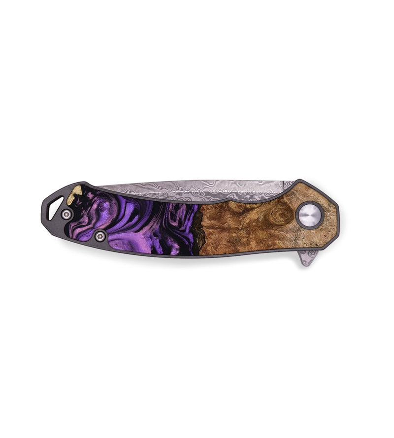 EDC Wood Pocket Knife - Zyaire (Purple, 780498)