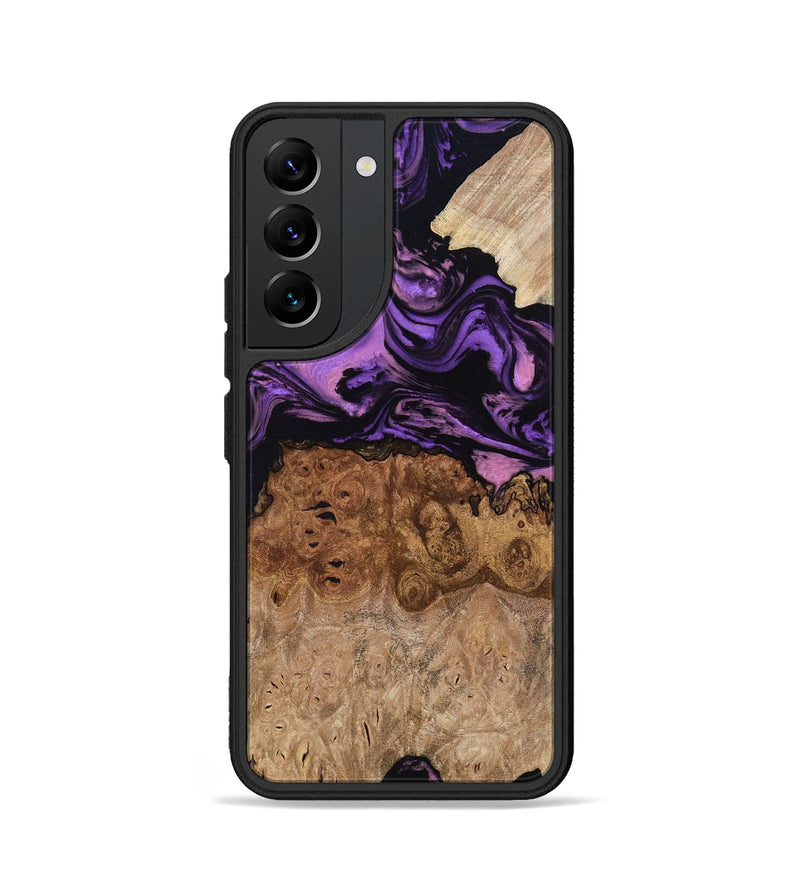 Galaxy S22 Wood Phone Case - Zyaire (Purple, 780498)