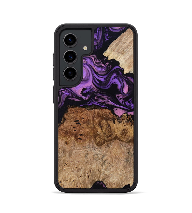 Galaxy S24 Wood Phone Case - Zyaire (Purple, 780498)