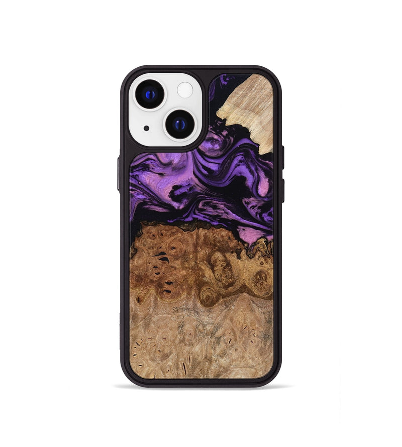 iPhone 13 mini Wood Phone Case - Zyaire (Purple, 780498)