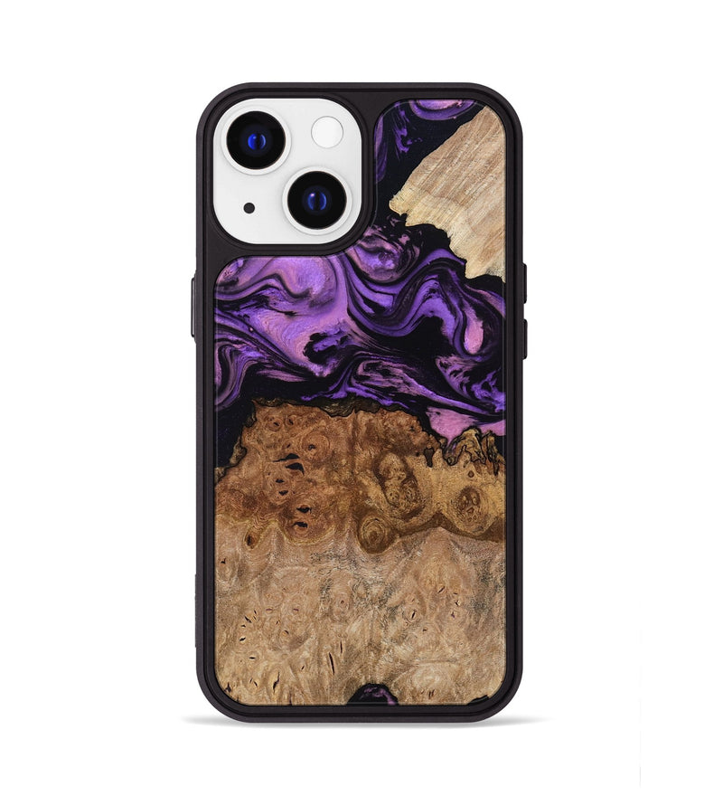 iPhone 13 Wood Phone Case - Zyaire (Purple, 780498)