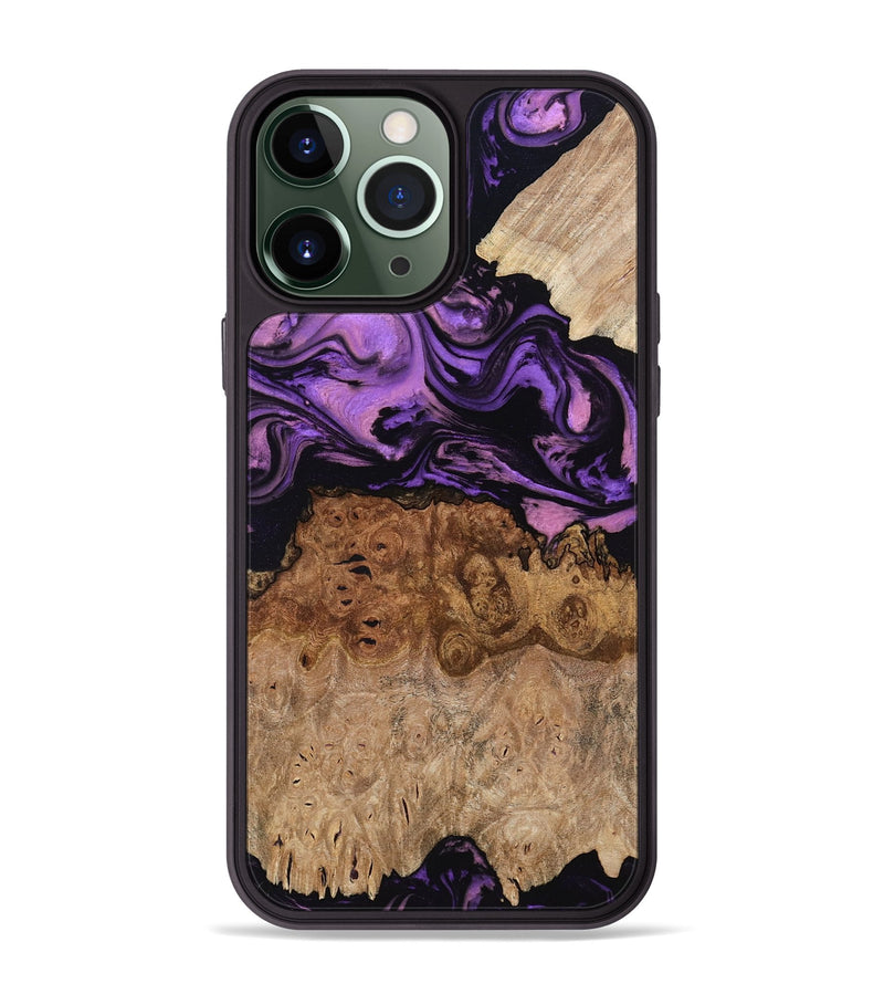 iPhone 13 Pro Max Wood Phone Case - Zyaire (Purple, 780498)