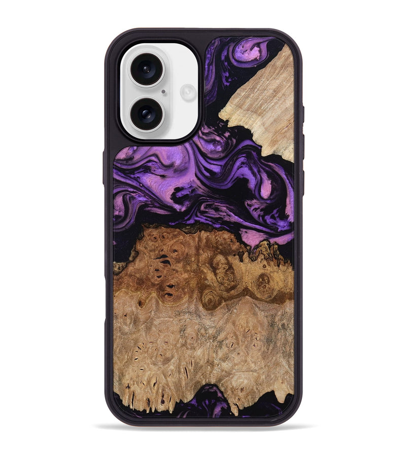 iPhone 16 Plus Wood Phone Case - Zyaire (Purple, 780498)
