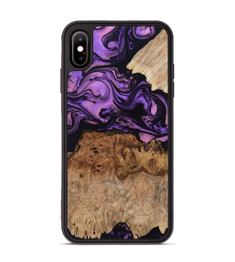 iPhone Xs Max Wood Phone Case - Zyaire (Purple, 780498)