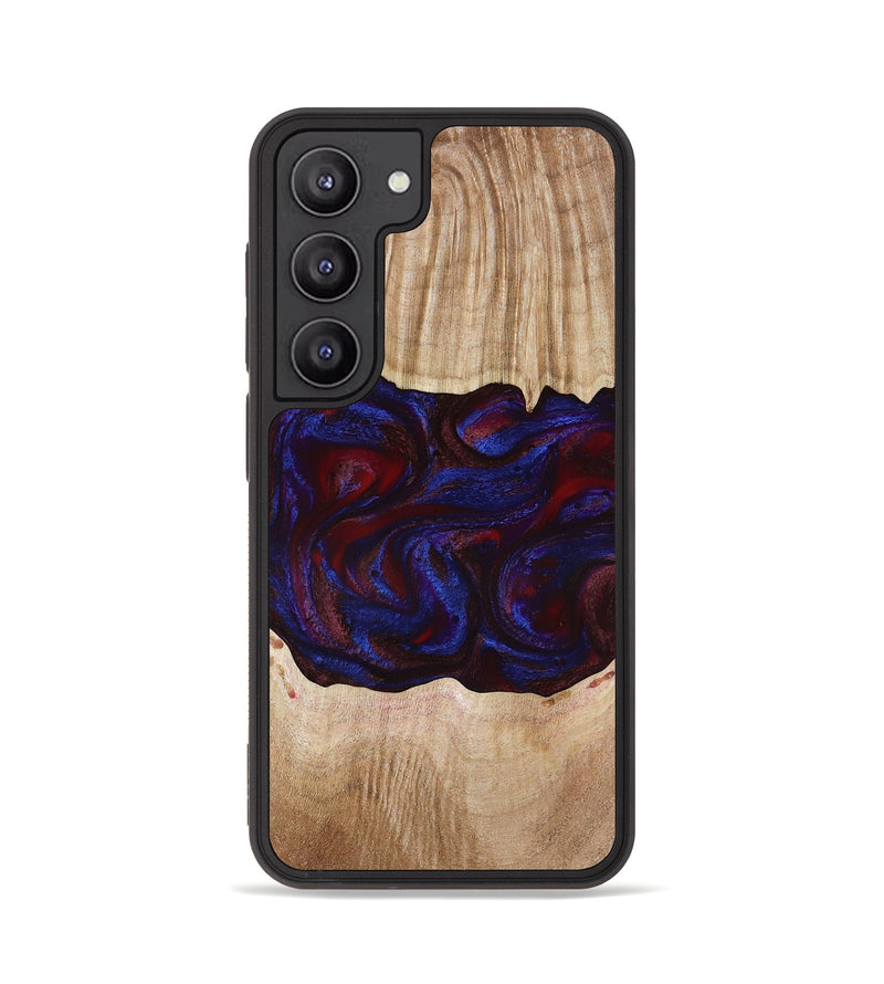 Galaxy S23 Wood Phone Case - Trudy (Red, 780505)
