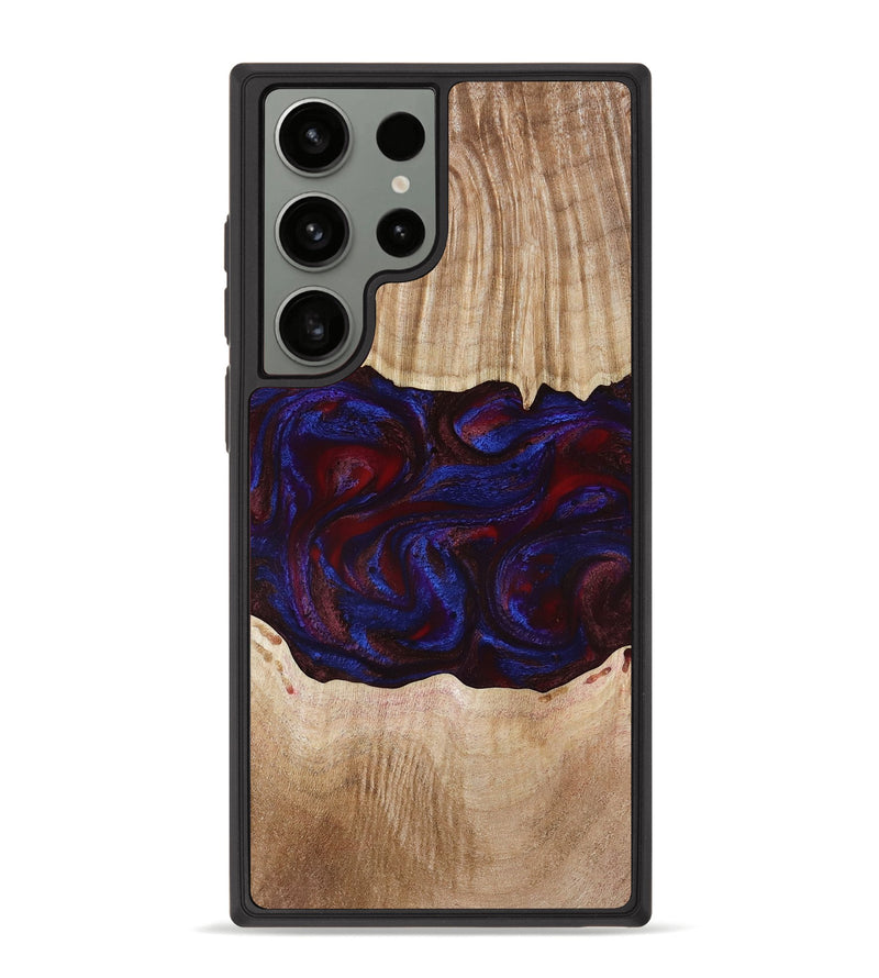 Galaxy S23 Ultra Wood Phone Case - Trudy (Red, 780505)