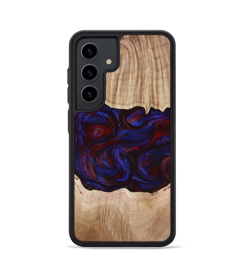 Galaxy S24 Wood Phone Case - Trudy (Red, 780505)