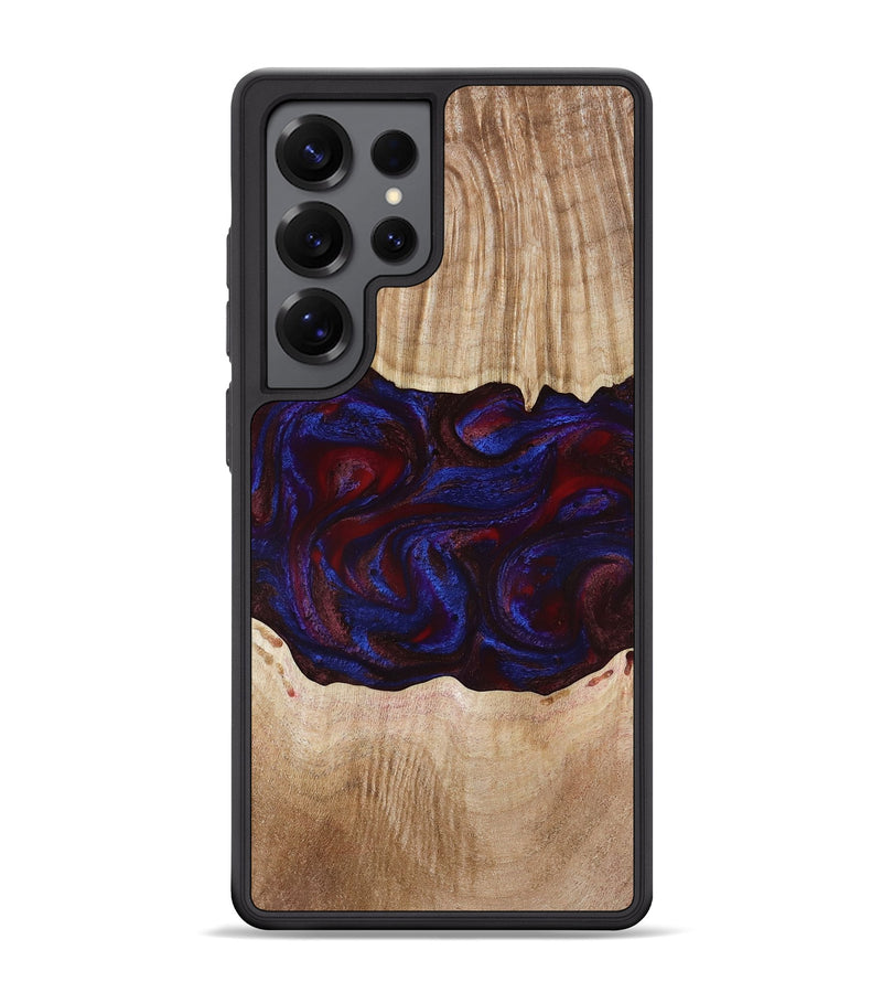 Galaxy S25 Ultra Wood Phone Case - Trudy (Red, 780505)