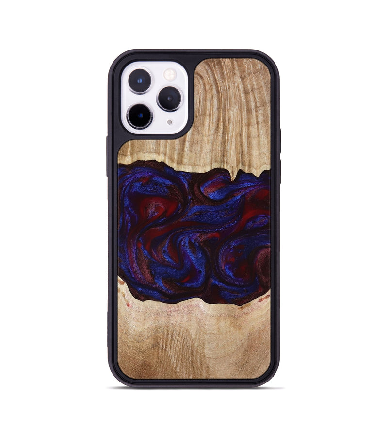 iPhone 11 Pro Wood Phone Case - Trudy (Red, 780505)