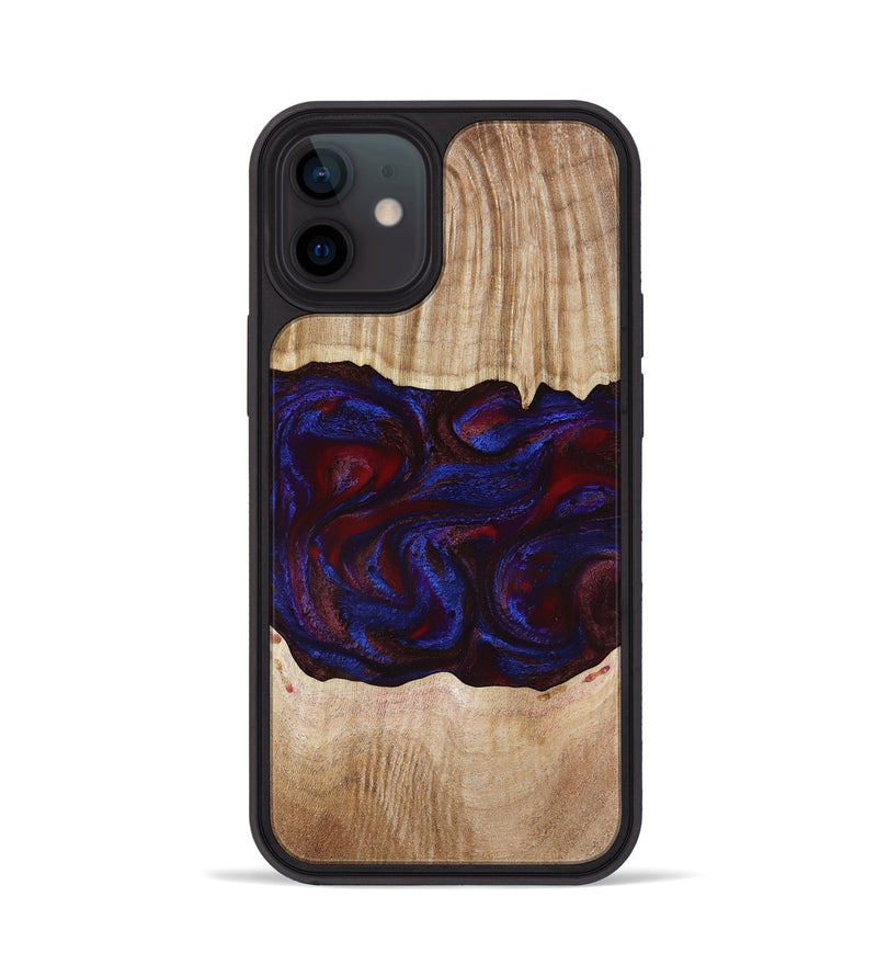 iPhone 12 Wood Phone Case - Trudy (Red, 780505)