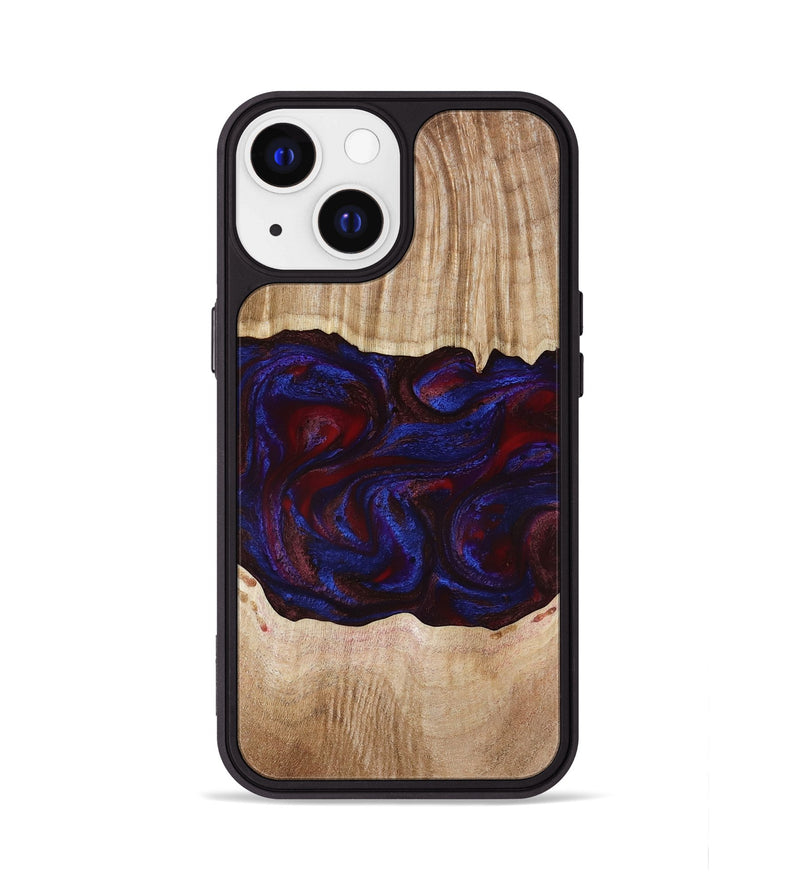 iPhone 13 Wood Phone Case - Trudy (Red, 780505)