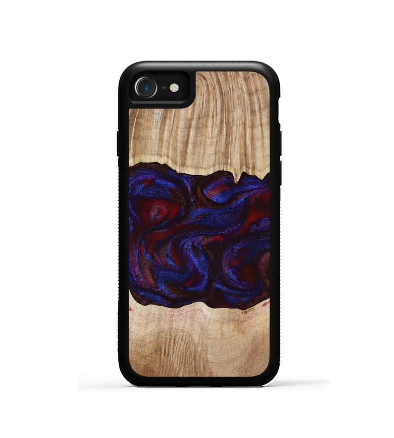 iPhone SE Wood Phone Case - Trudy (Red, 780505)