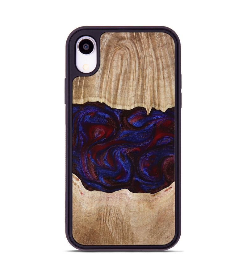 iPhone Xr Wood Phone Case - Trudy (Red, 780505)