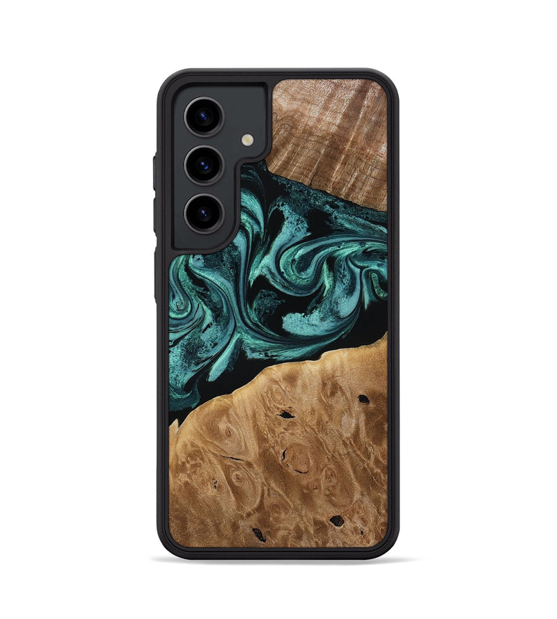 Galaxy S24 Wood Phone Case - Dewitt (Green, 780543)