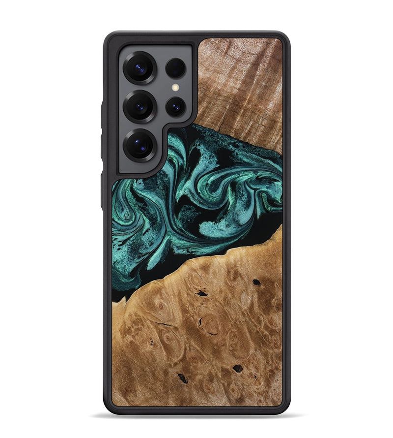 Galaxy S25 Ultra Wood Phone Case - Dewitt (Green, 780543)