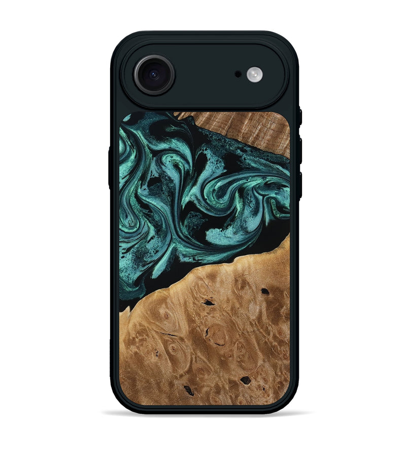 iPhone 17 Air Wood Phone Case - Dewitt (Green, 780543)