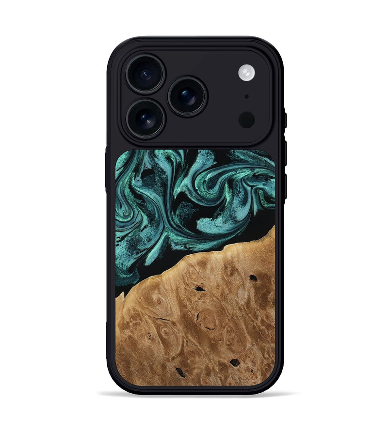 iPhone 17 Pro Wood Phone Case - Dewitt (Green, 780543)