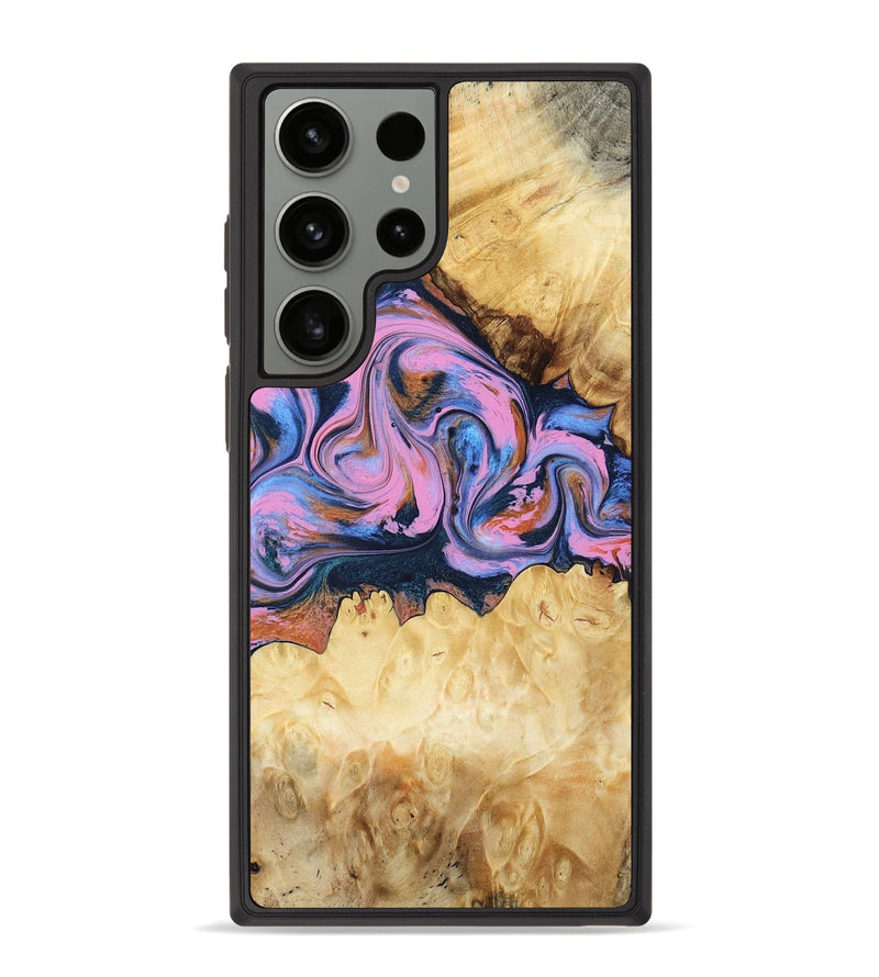 Galaxy S23 Ultra Wood Phone Case - Ailany (Blue, 780685)