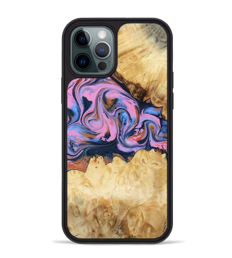 iPhone 12 Pro Max Wood Phone Case - Ailany (Blue, 780685)