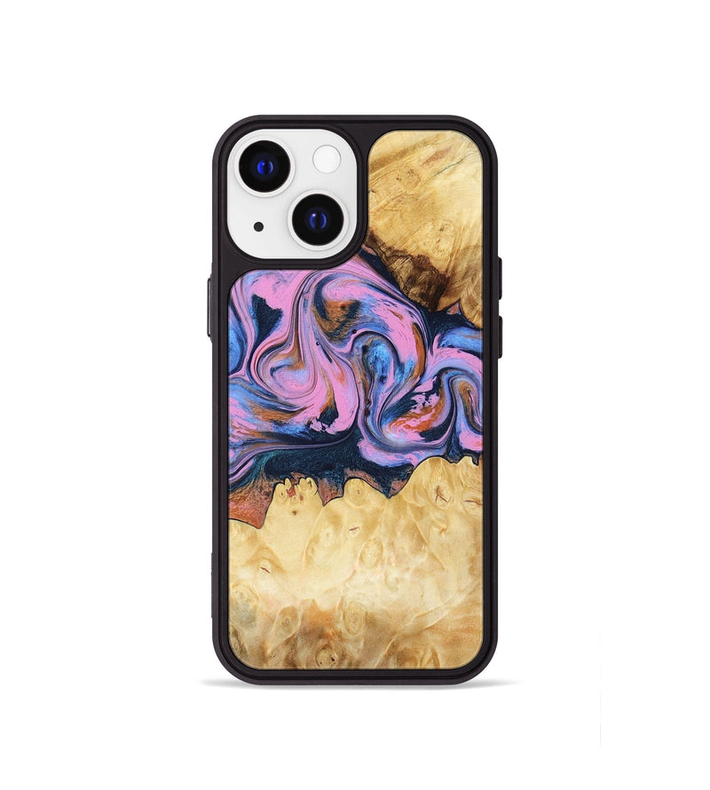 iPhone 13 mini Wood Phone Case - Ailany (Blue, 780685)