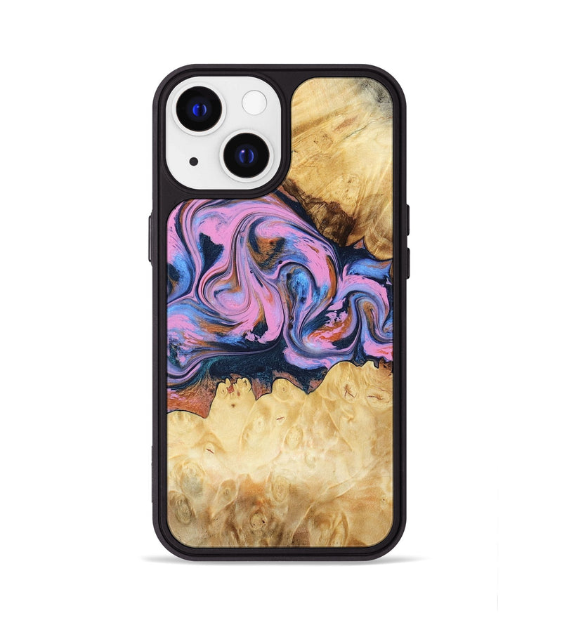 iPhone 13 Wood Phone Case - Ailany (Blue, 780685)