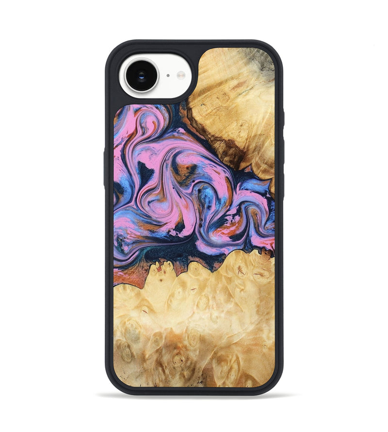 iPhone 16e Wood Phone Case - Ailany (Blue, 780685)