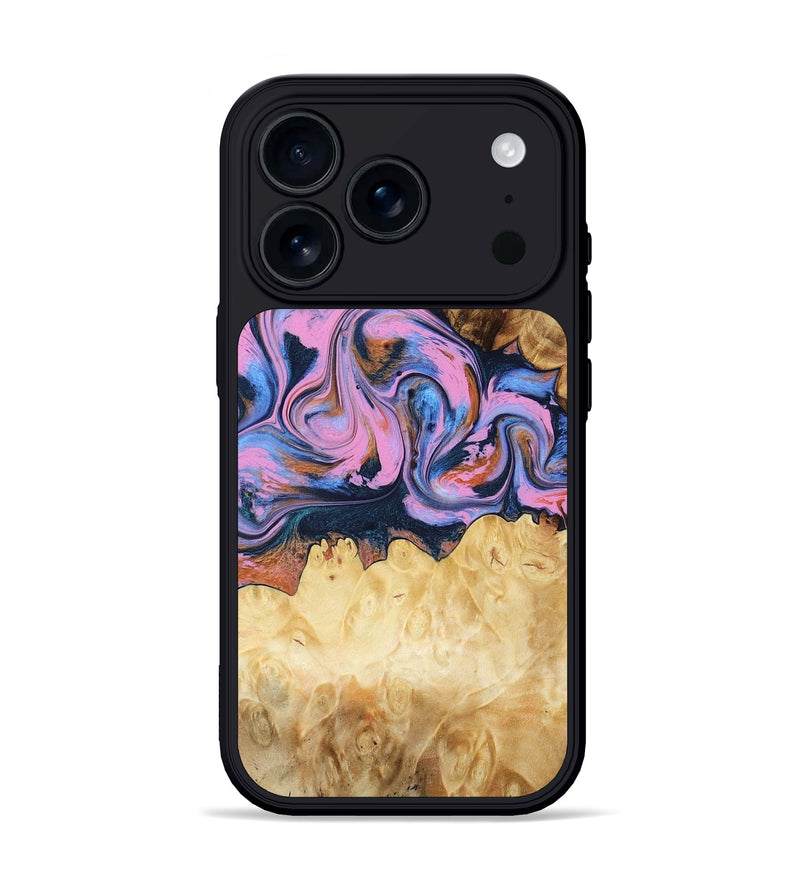 iPhone 17 Pro Wood Phone Case - Ailany (Blue, 780685)