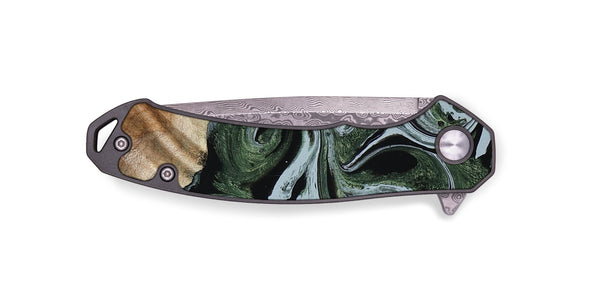 EDC Wood Pocket Knife - Elroy (Green, 780712)