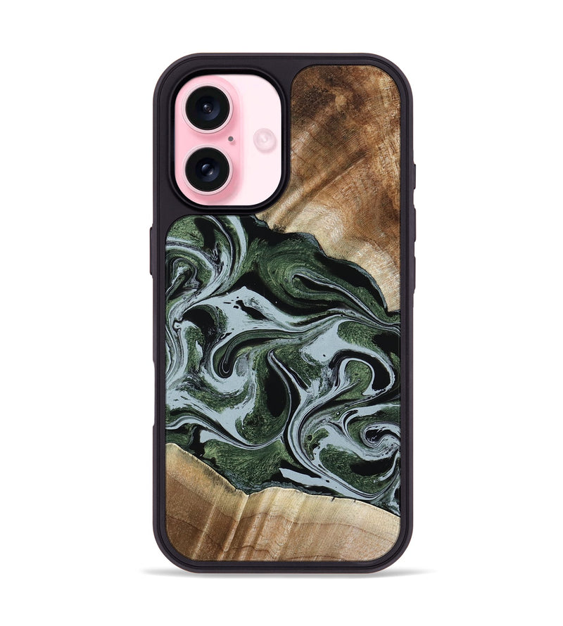 iPhone 17 Wood Phone Case - Elroy (Green, 780712)
