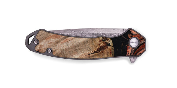 EDC Wood Pocket Knife - Shanda (Red, 780745)