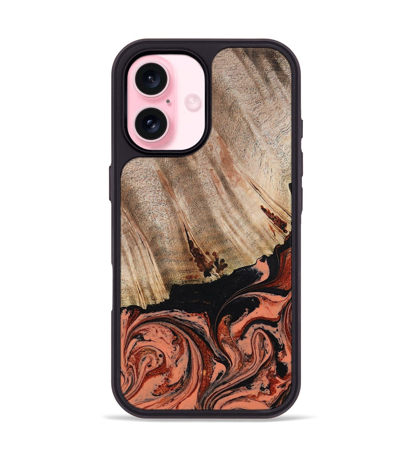 iPhone 17 Wood Phone Case - Shanda (Red, 780745)