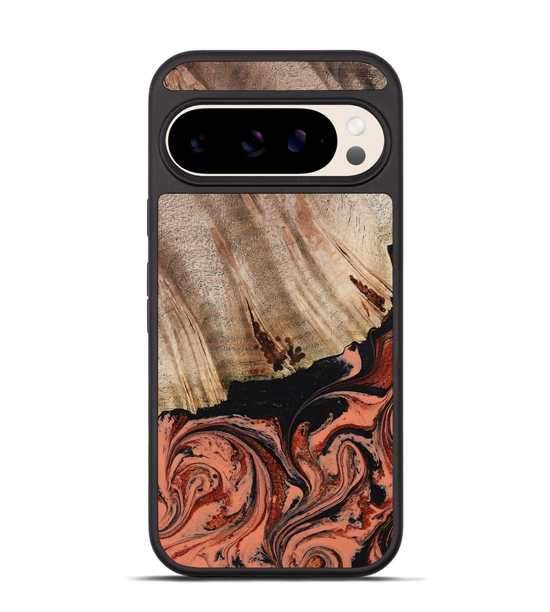 Pixel 10 Wood Phone Case - Shanda (Red, 780745)