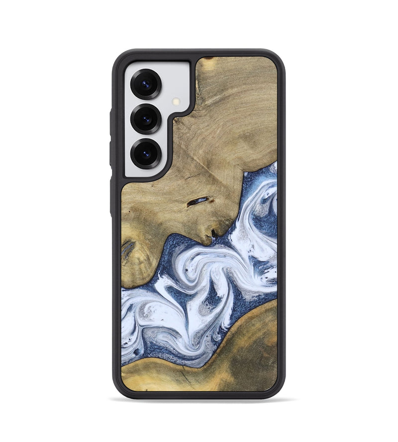 Galaxy S25 Wood Phone Case - Kenia (Blue, 780892)