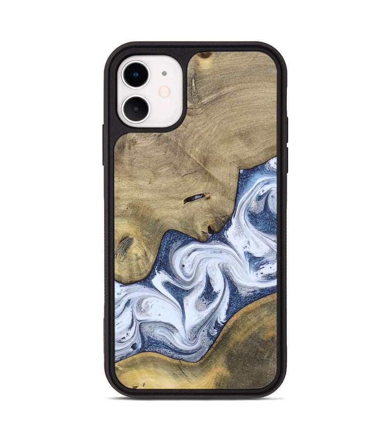 iPhone 11 Wood Phone Case - Kenia (Blue, 780892)