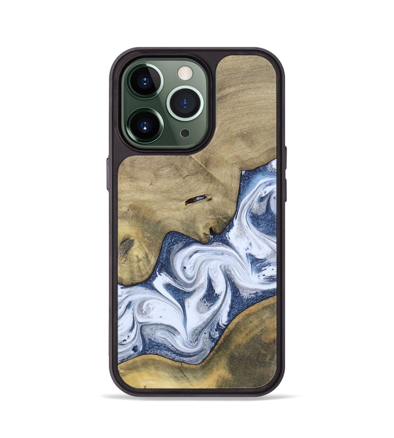 iPhone 13 Pro Wood Phone Case - Kenia (Blue, 780892)